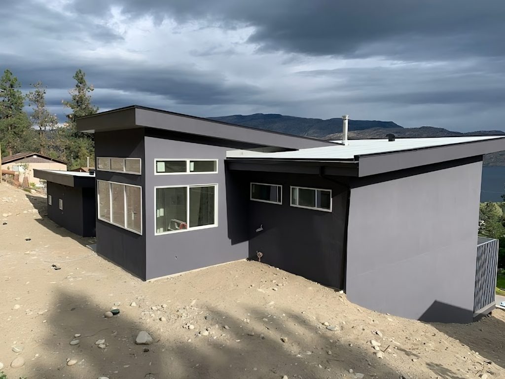 home with stucco exterior