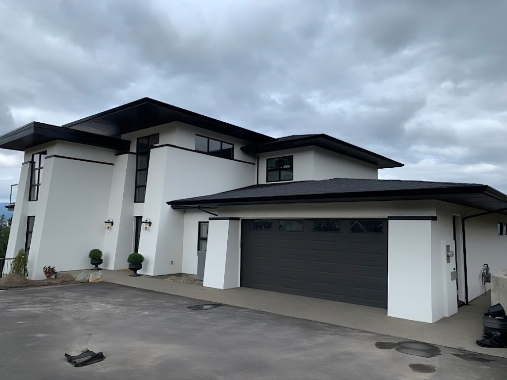 home with stucco exterior