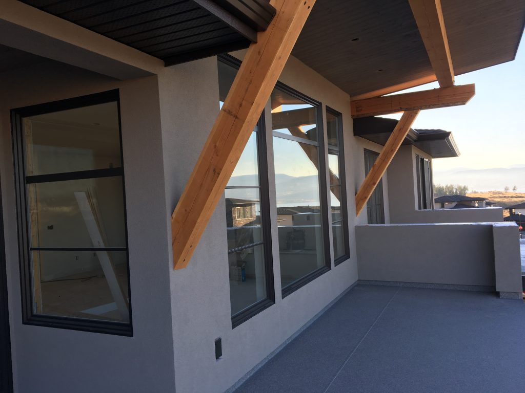 Exterior of a commercial building