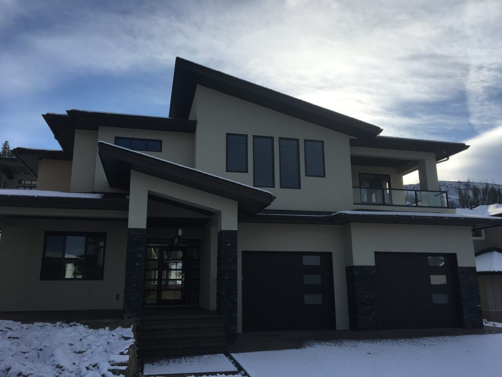 Exterior of a residential house